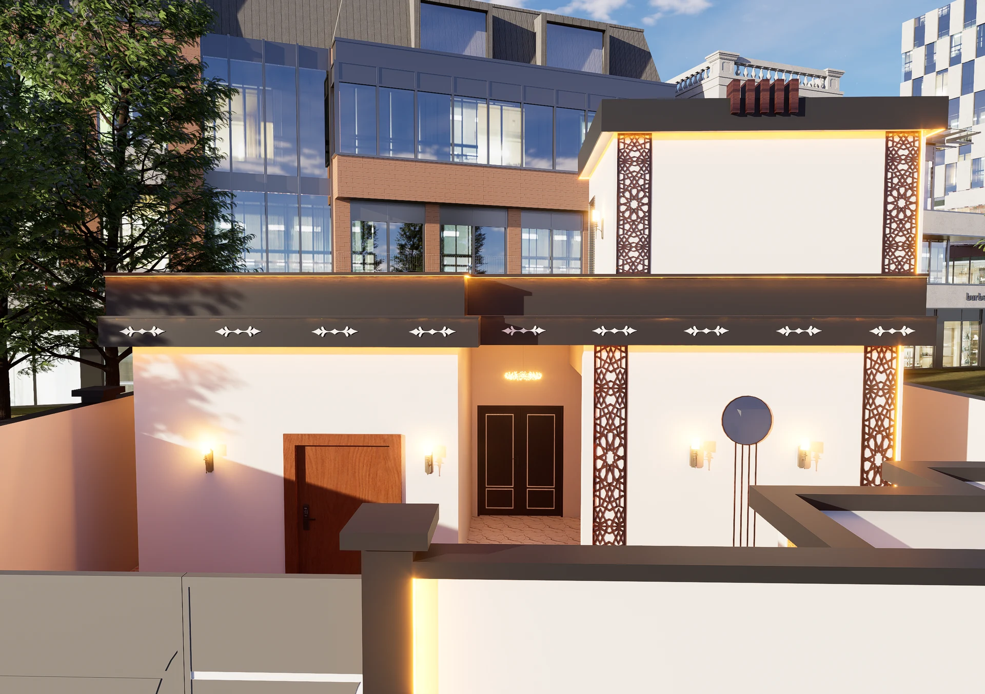 Contemporary residential project view 4